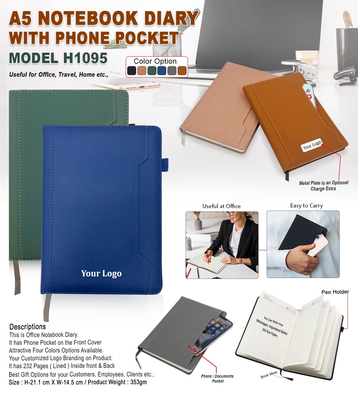 Notebook Diary H1095