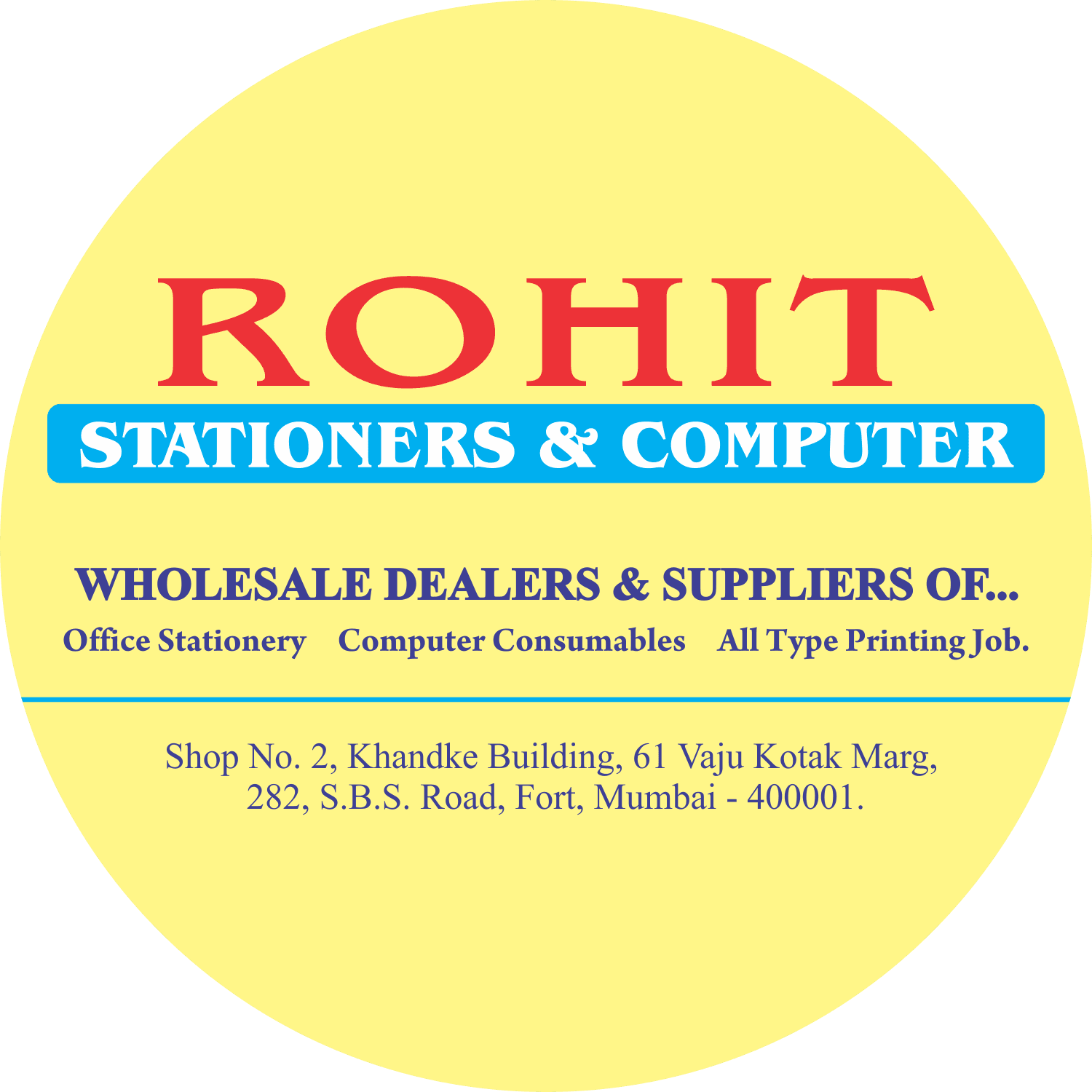 ROHIT STATIONERS AND COMPUTER
